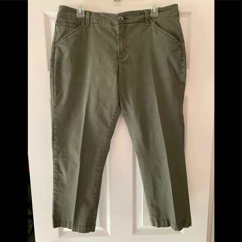 Olive Green Women's Pants